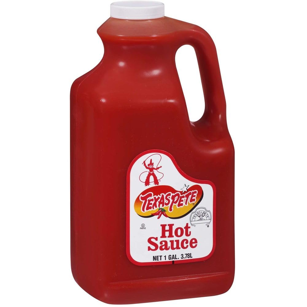 Texas Pete Hot Sauce by T W Garner – 1 gallon, Pack of 4