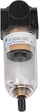 Mini Particulate Filter F300-02 Poly Bowl 1/4"" Npt 150 PSI - 1 Each