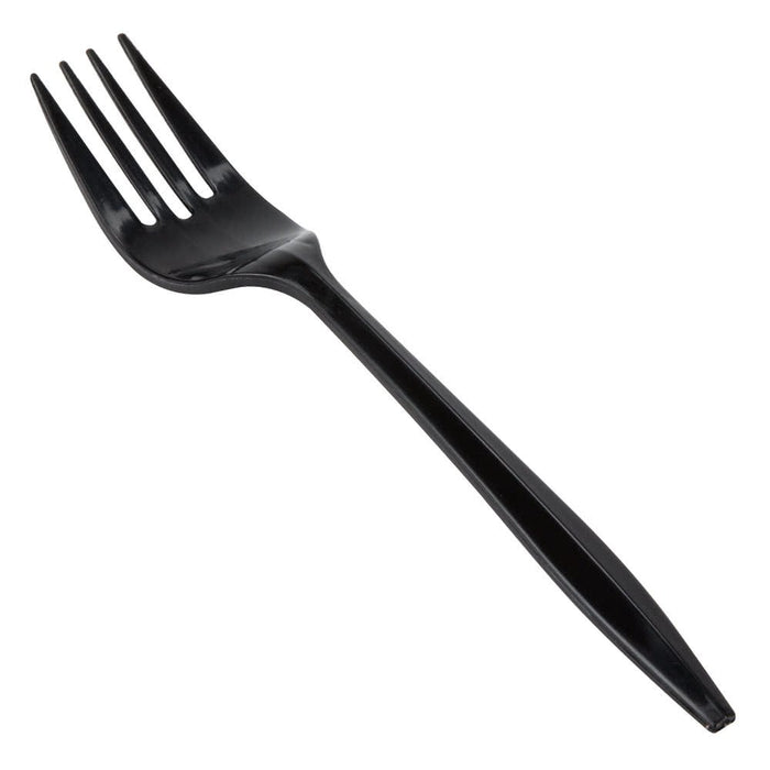 75003641 CPC Fork Heavyweight Polypropylene44; Black - Case of 1000