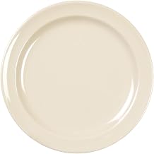 Thunder Group Nustone tan melamine dinnerware collection 5.5 inch, round plate, comes in dozen