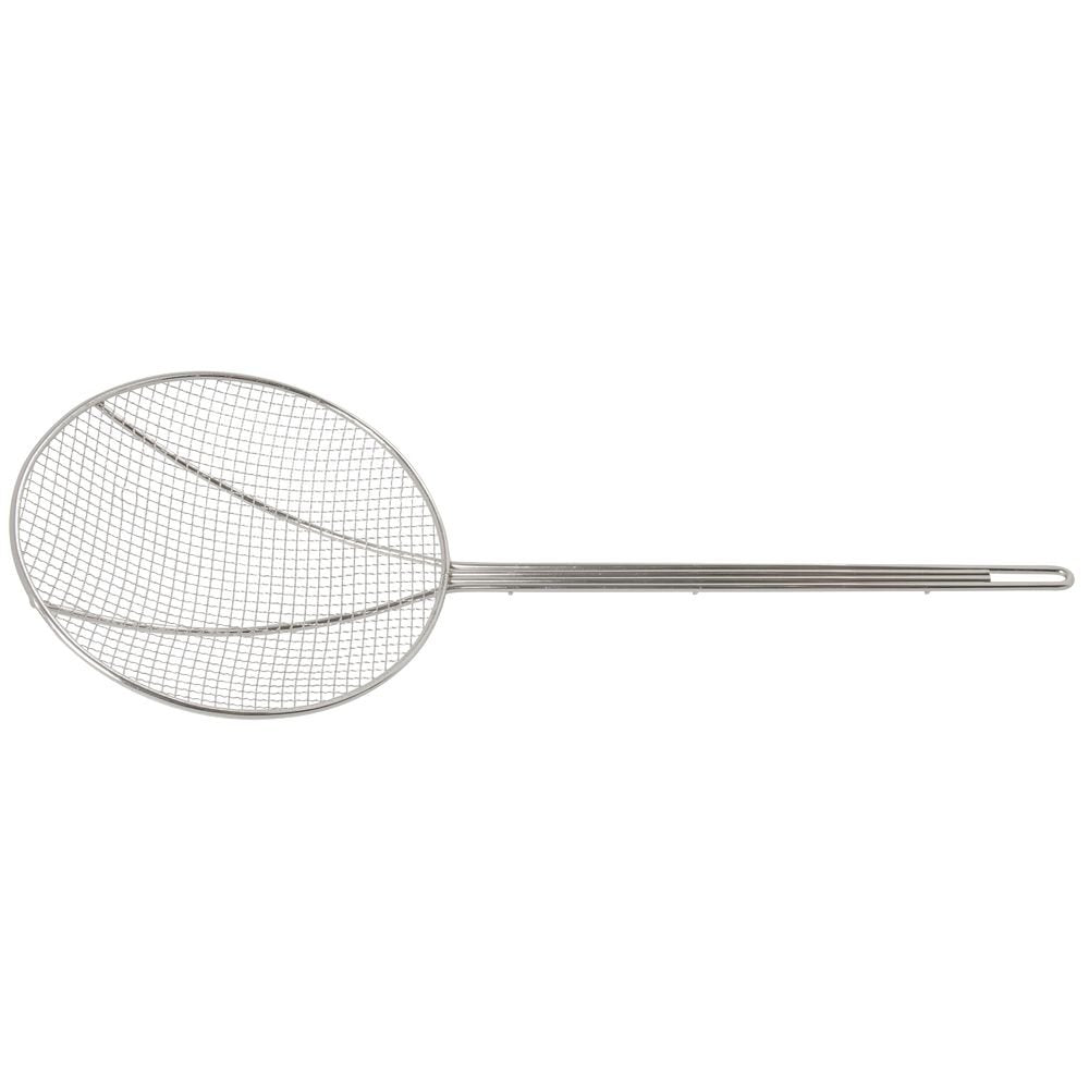 Browne 9" Nickel Plated Spiral Wire Skimmer by Browne Foodservice – Nickel, Silver, Model 1309TSW