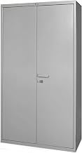 Global Industrial All-Welded Heavy Duty Storage Cabinet, 16 Gauge, 36" Wx18 Dx60 H, Gray