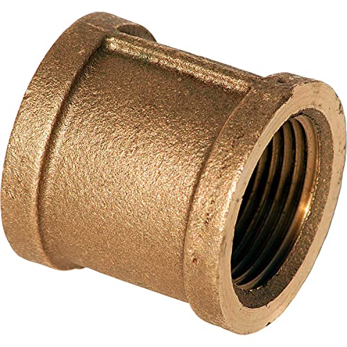 1-1/4" Coupling by SIAM – Brass, Red,Yellow, Model XNL111-20
