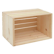 Small Wood Crate Riser by Retail Resource – Natural, Model USC2