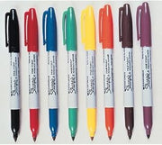 Sharpie Permanent Fine-Point Markers, Black