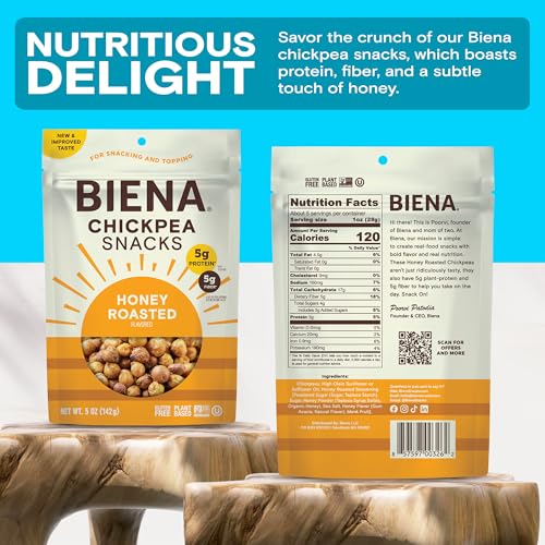 BIENA Honey Roasted / 4 Pack / Brown Vegetable