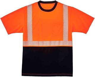 Ergodyne B3178139 GloWear 8280BK Hi-Vis Performance Short Sleeve T-Shirt - Class 2 - Extra Small - Orange
