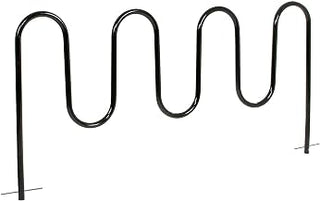 Global Industrial 94" L Wave Bike Rack, Below Ground Mount, 9-Bike Capacity
