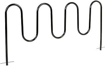 Global Industrial 94" L Wave Bike Rack, Below Ground Mount, 9-Bike Capacity