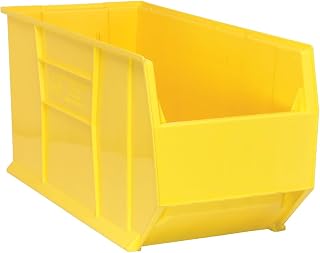 QUANTUM STORAGE SYSTEMS QUS993YL HULK Heavy Duty Part Organizer Yellow Bins 36" L x 17" W x 18" H