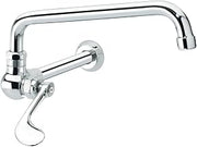 Krowne 12-170L Krowne Silver Series Extended Wok Faucet, Splash-Mounted, 10" spout, 3/8" Inlet, Low Lead Compliant‌‌​‌‍​​‌‌​​‍​​‌‌‌‌​‍​‌​​‌​‍​​‌‌‌‌‍​​‌‌‌‌‍​​‌‌​​‍​​‌‌‌‌‍​​‌​‌‌‍​​​‌‌‌‍​​‌‌​​‍​​‌