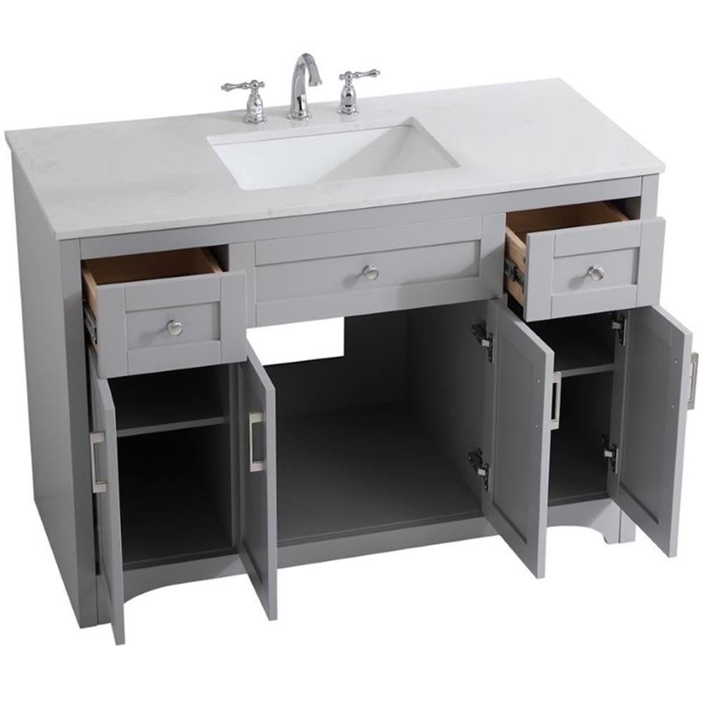 Elegant Decor 48" - Single / Grey / Traditional Bathroom Vanities