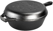 Lodge Wanderlust Series Cast Iron Combo Cooker, 3.2 Quart