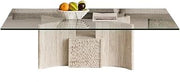Coffee Table Stone Glass Coffee Table Living Room Table Home Multifunctional Furniture Long Table Mesa para Centro De Sala
