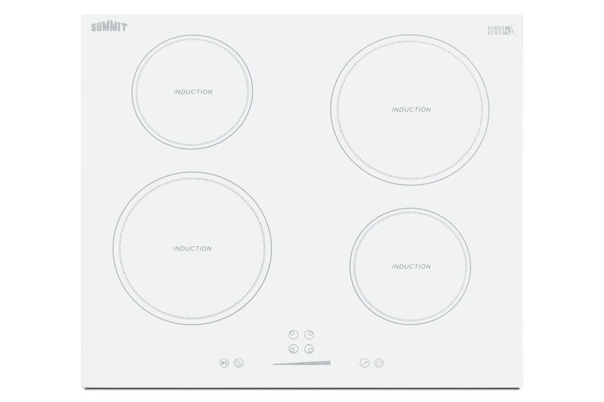 Summit Appliance White / 24 Inch / 1 Cooktops