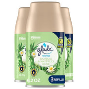 Glade Bamboo & Waterlily Bliss / 6.2 Fl Oz (Pack of 3) / Green Spray