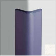 Corner Guard Bullnose 90, 3'' Wings, 4'H W/Caps, WH