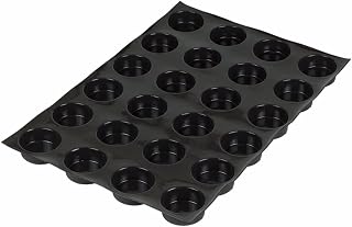 Sasa Demarle FP 04897 Flexipan 4.56-Ounce Tatin Apple Tart Pan with 24 Molds