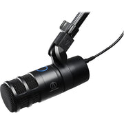 AT2040USB Hypercardioid Dynamic Podcast USB Microphone by Audio-Technica – 14.53 cm, Metal, Black, Model E99AT2040USB