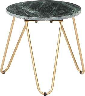 mesas de Centro para sala Dining Table setCoffee Table Green 15.7"x15.7"x15.7" Real Stone with Marble TextureSuitable for bedrooms, Living Rooms, and Dining Rooms