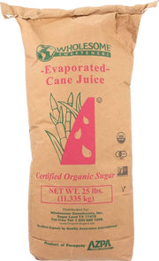 Sweeteners Cane Sugar (1x25lb) by Wholesome – 1 Count (Pack of 1)