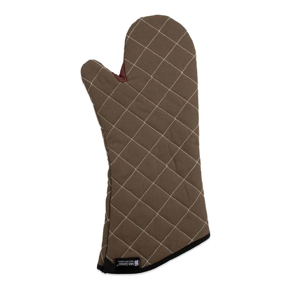 Bestguard Oven Mitt by San Jamar – 17", kevlar, cotton, Cotton, Tan, Model 800FG17