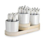 ® Mango Light Wood Display Riser - 7" Dia x 2" H by HUBERT – Wood, Natural