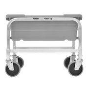 Lug Dolly Aluminum - 25" L x 16 3/4 W x 18 13/20 H by HUBERT – Aluminum, Silver, Model CA261