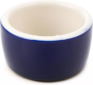 Tuxton China B2X-0203 Ramekin/Cheese Pipkin, 2 oz., 2-1/2" Diameter x 1-3/8"H, Round, Microwave and Dishwasher Safe, Oven Proof, Fully Vitrified, Ceramic, DuraTux, Two-Tone, Pack of 48