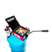 3 Can Aerosol Can Disposal System by Aerovent – All Welded Steel With Aluminum Chamber, Green, Model 10004721