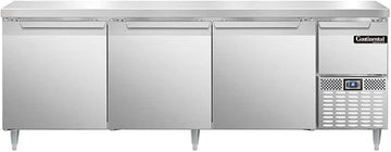 DLRA93-SS Designer Line Refrigerated Base Worktop Unit, 93" W, Full Stainless