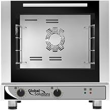 Global Solutions by Nemco GS1110-17 Countertop Electric Half Size Convection Oven, 4 Half Size Pan Capacity, 120V