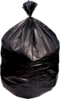 Genuine Joe Black Linear Low-Density Trash Bag, 60 Gallon, 100 per Carton