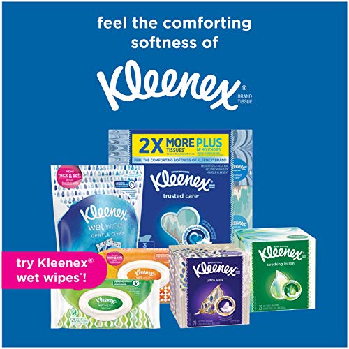Kleenex White / 75 Count (Pack of 18) / 1 Box Tissues