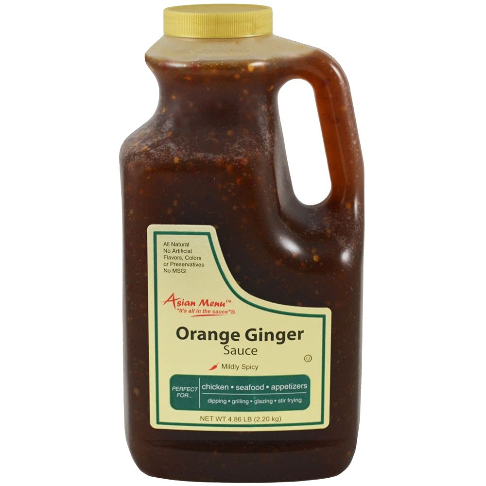 All Natural Orange Ginger Sauce by Asian Menu – Commercial Grade