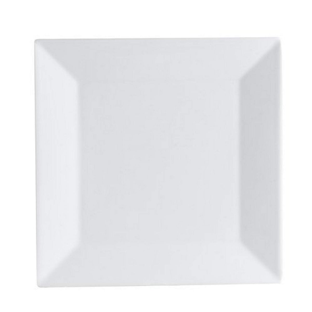 CAC China 10" by 10" by 5/8" / Bone White / Modern Dinner Plates