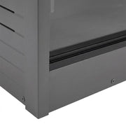 Grey Reptile Lounge by Bison Pets – Glass, Grey