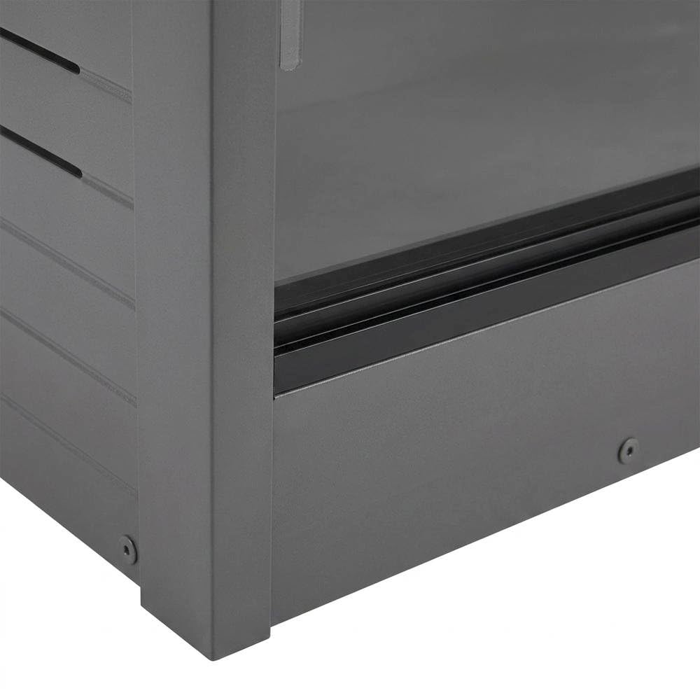 Grey Reptile Lounge by Bison Pets – Glass, Grey