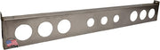 Buyers Products LB8663SST 66 Inch Stainless Steel Light Bar with 9 Round Cutouts for DOT Lights, Fixed/Hinged Mounting Options, Durable 304 Stainless Steel for Municipal Spreaders and Trucks