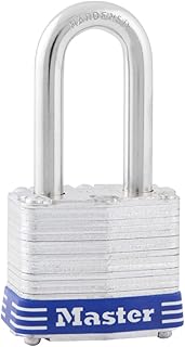 Master Lock 3DLF Outdoor Padlock with Key, 1 Pack