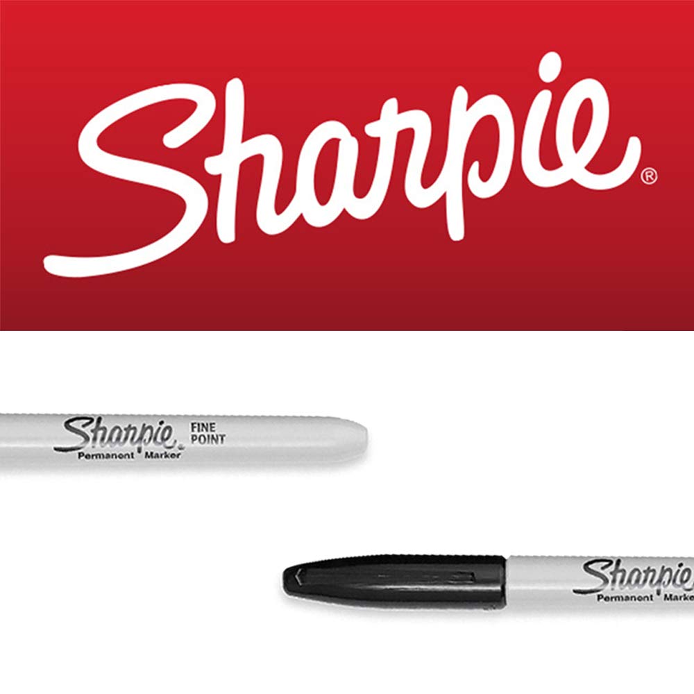 Permanent Marker Fine Point by Sharpie – 1 Count (Pack of 36), Metal, Black, Pack of 36, Model 190904