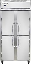 2RSE-HD Slim Line Two Section Reach In Refrigerator, 36-1/4"W, Half-Height Doors