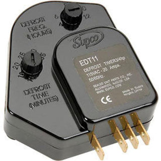Timer Defrost by Supco – Black, Model EDT11