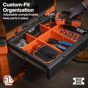KLEIN TOOLS Three Drawer Rolling Toolbox / Orange / 1 Tool Boxes