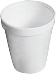 Dart Drink Foam Cups, 8oz, White, 25/Pack