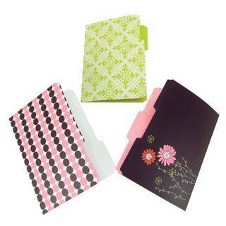 Renew, Reuse Recycle Decorative File Folders - 6 CT by Wilson Jones – Multi Colored, Model 31505