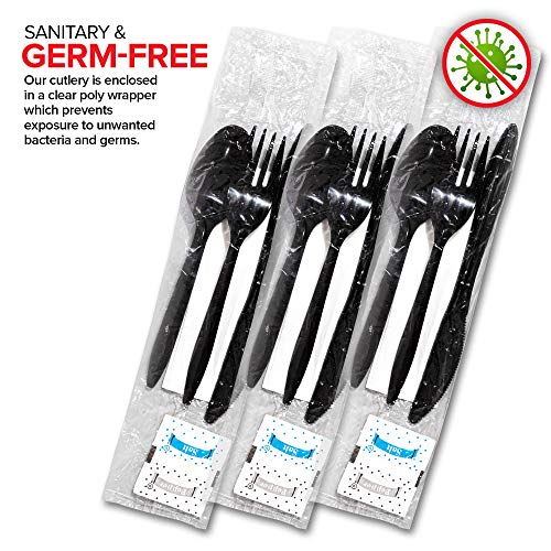 Stock Your Home Black / 1000 Pack / Casual Spoons