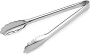 Royal Industries Utility Tongs, Heavy-Duty Stainless Steel, 12