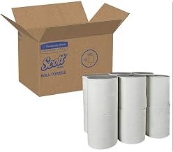 Kimberly-Clark Professional Recyl'd Hardroll Paper Towels, 2-Ply, 8"x15", 12 RL/CT, WE