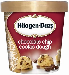 Häagen-Dazs Haagen-Dazs, Chocolate Chip Cookie Dough Ice Cream, Pint (8 Count)